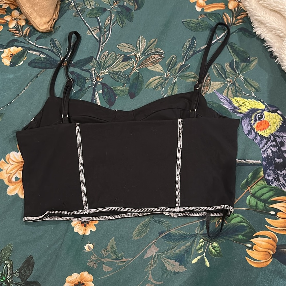 Contrast Stitch Top - Picture 2 of 2